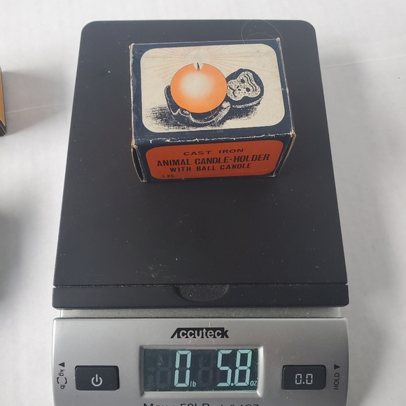 Vintage Cast Iron Animal Panda Candle-Holder - Picture 9 of 9